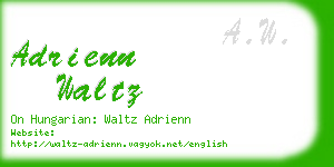 adrienn waltz business card